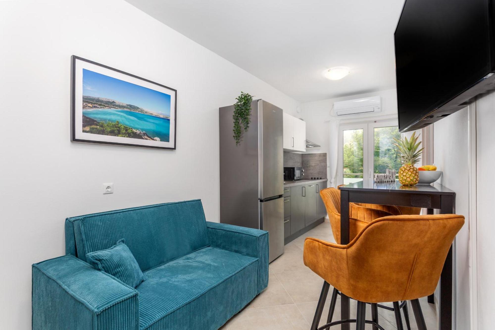 Divine Apartments Baska  Bagian luar foto